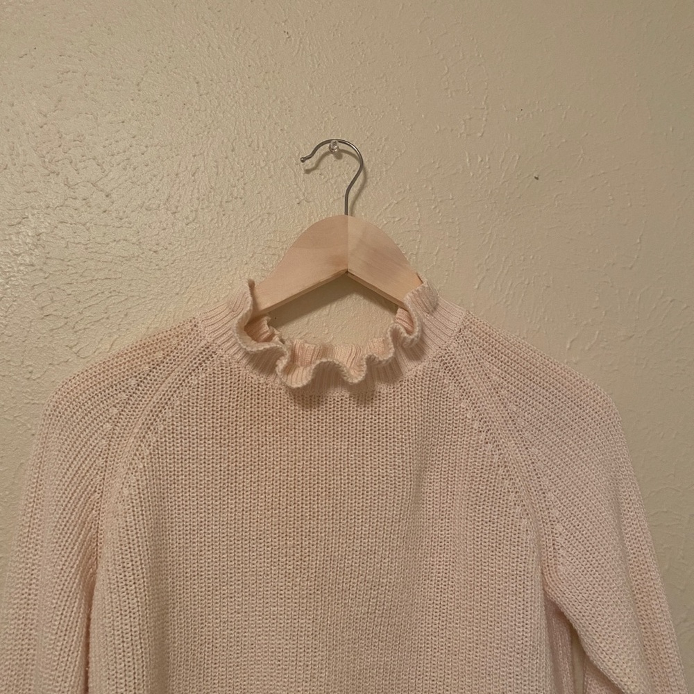 Ruffled sweater